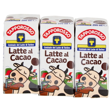 Tapporosso Latte al Cacao 3 x 200 ml